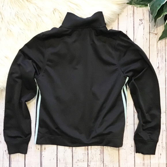 Women’s medium adidas jacket black and aqua - Picture 4 of 5